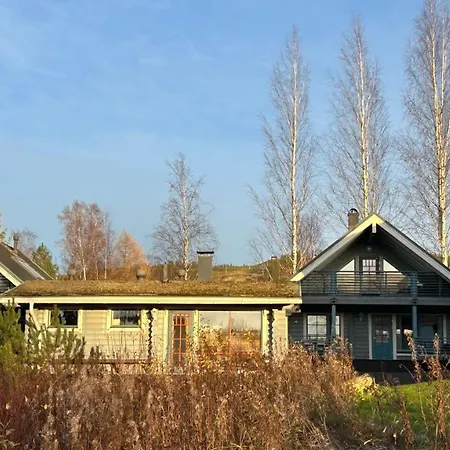 Laakson Helmi 1 с камином, сауной, Spa, на берегу озера *